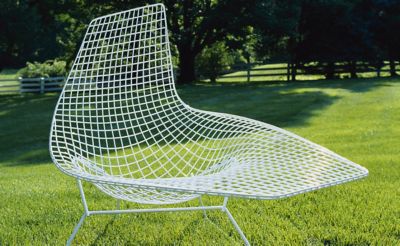 Bertoia Asymmetric Chaise, Unupholstered