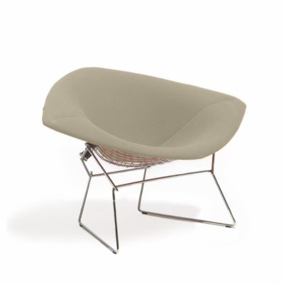Large Diamond Lounge Chair, Fully Upholstered
