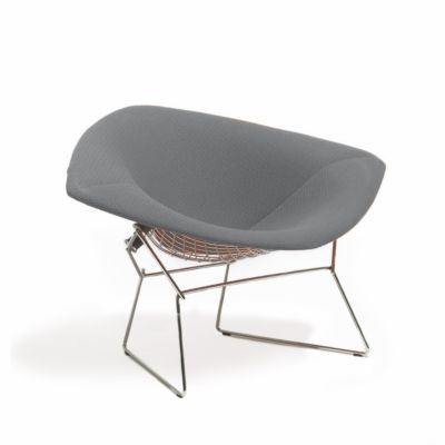 Large Diamond Lounge Chair, Fully Upholstered