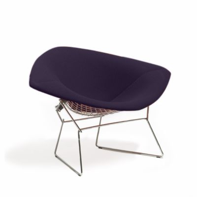 Large Diamond Lounge Chair, Fully Upholstered