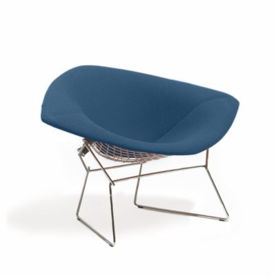 Large Diamond Lounge Chair, Fully Upholstered
