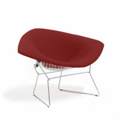 Large Diamond Lounge Chair, Fully Upholstered