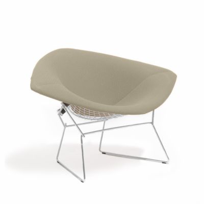 Large Diamond Lounge Chair, Fully Upholstered