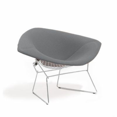 Large Diamond Lounge Chair, Fully Upholstered