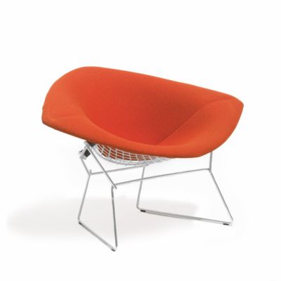 Large Diamond Lounge Chair, Fully Upholstered