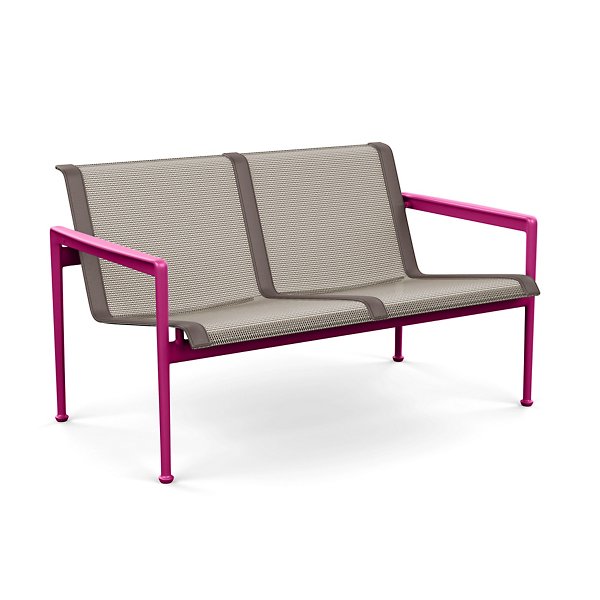 1966 Collection Twin Seat Lounge Chair with Arms