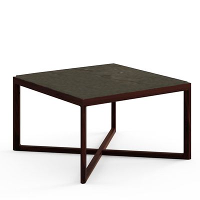 Krusin Square End Table with Marble Table Top