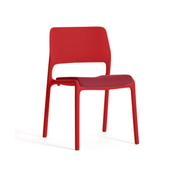 Spark Stacking Side Chair with Seat Cushion