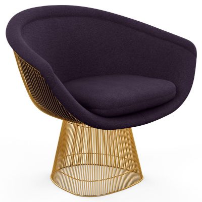 Platner Lounge Chair in Gold