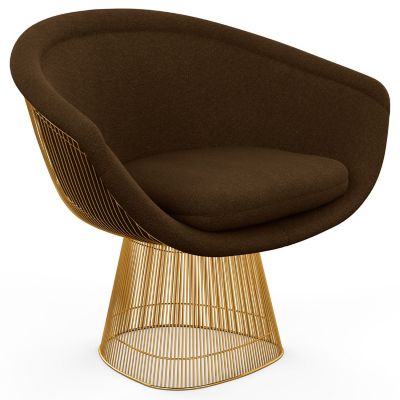 Platner Lounge Chair in Gold