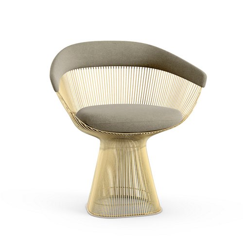 Platner Arm Chair in Gold