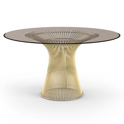 Platner Dining Table in Gold