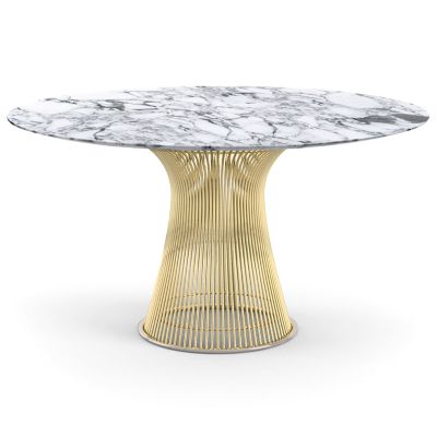 Platner Dining Table in Gold