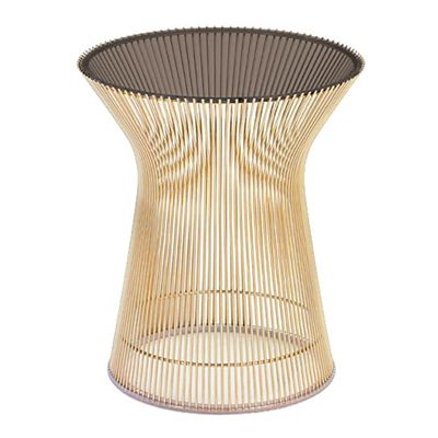 Platner Side Table in Gold