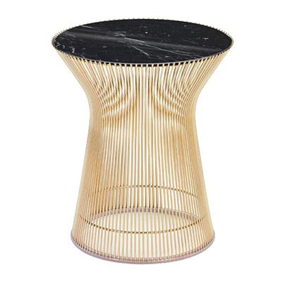 Platner Side Table in Gold