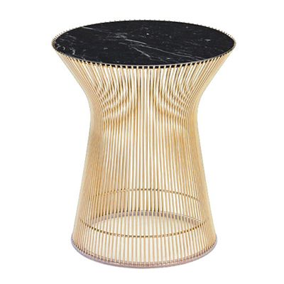 Platner Side Table in Gold