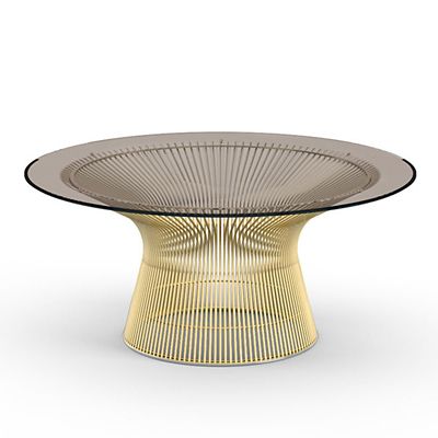 Platner 36 Inch Coffee Table in Gold