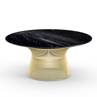 Platner 36 Inch Coffee Table in Gold
