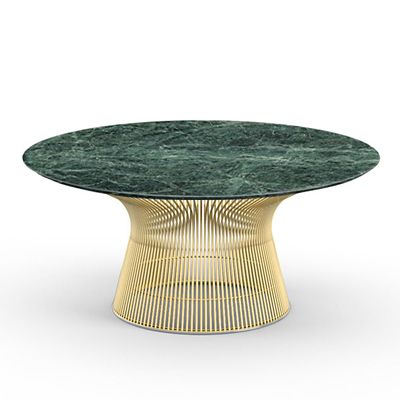 Platner 36 Inch Coffee Table in Gold