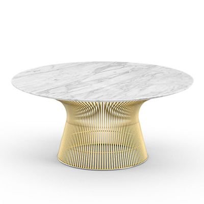 Platner 36 Inch Coffee Table in Gold