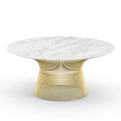 Platner 36 Inch Coffee Table in Gold