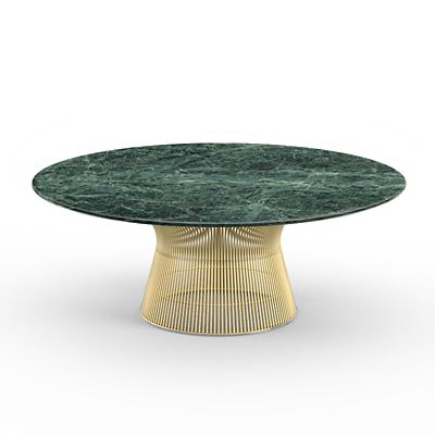 Platner 42 Inch Coffee Table in Gold