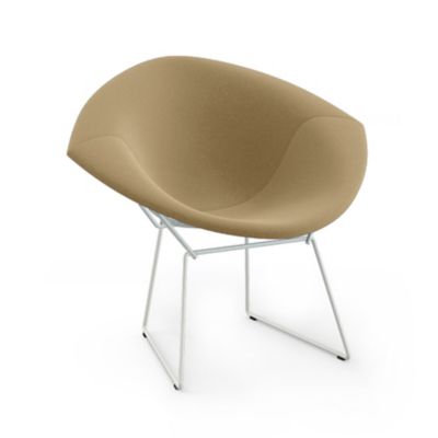 Bertoia Two-Tone Diamond Chair, Fully Upholstered