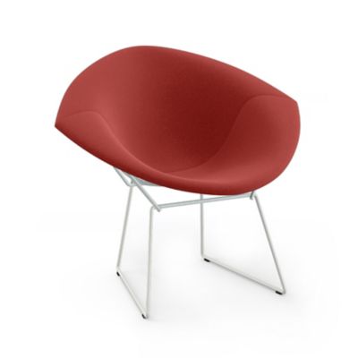 Bertoia Two-Tone Diamond Chair, Fully Upholstered