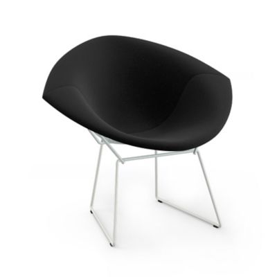 Bertoia Two-Tone Diamond Chair, Fully Upholstered