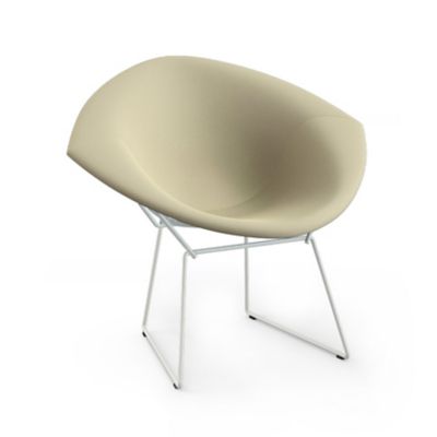 Bertoia Two-Tone Diamond Chair, Fully Upholstered