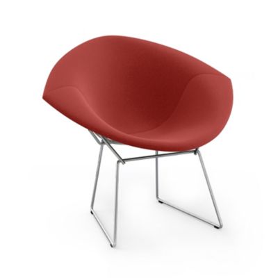 Bertoia Two-Tone Diamond Chair, Fully Upholstered