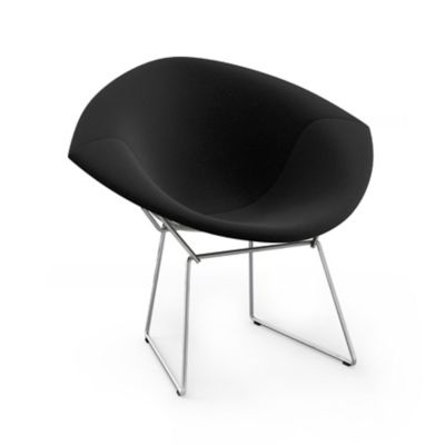 Bertoia Two-Tone Diamond Chair, Fully Upholstered