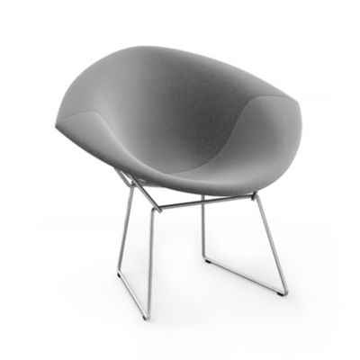 Bertoia Two-Tone Diamond Chair, Fully Upholstered