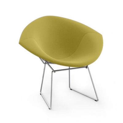 Bertoia Two-Tone Diamond Chair, Fully Upholstered