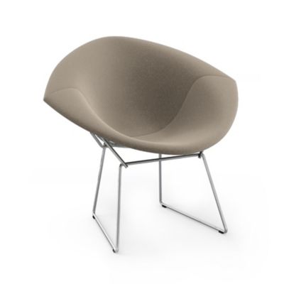 Bertoia Two-Tone Diamond Chair, Fully Upholstered