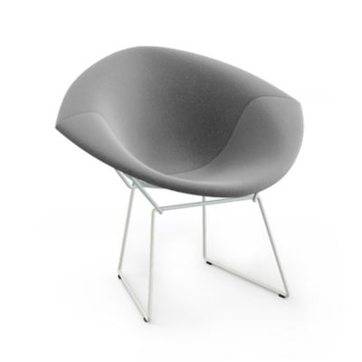Bertoia Two-Tone Diamond Chair, Fully Upholstered