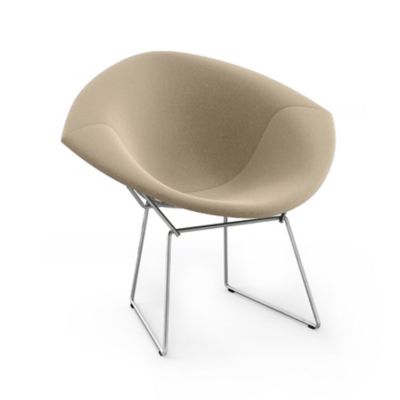 Bertoia Two-Tone Diamond Chair, Fully Upholstered