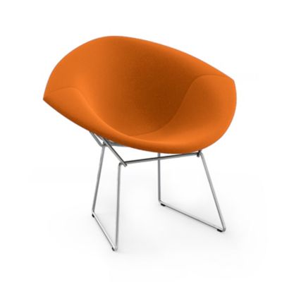 Bertoia Two-Tone Diamond Chair, Fully Upholstered