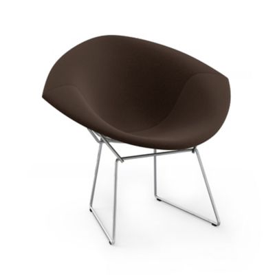 Bertoia Two-Tone Diamond Chair, Fully Upholstered