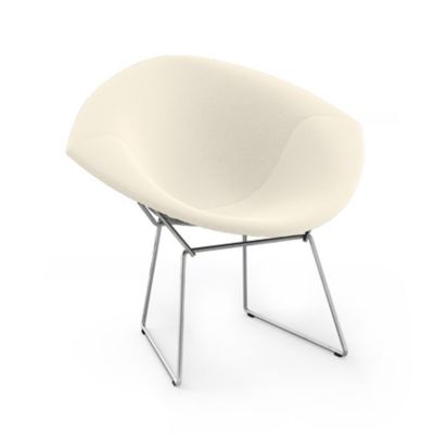 Bertoia Two-Tone Diamond Chair, Fully Upholstered