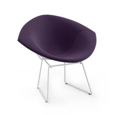 Bertoia Two-Tone Diamond Chair, Fully Upholstered