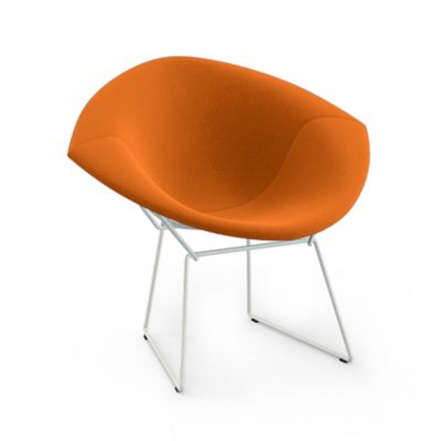 Bertoia Two-Tone Diamond Chair, Fully Upholstered