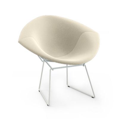 Bertoia Two-Tone Diamond Chair, Fully Upholstered