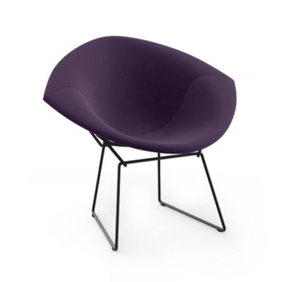 Bertoia Two-Tone Diamond Chair, Fully Upholstered