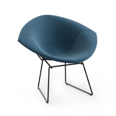 Bertoia Two-Tone Diamond Chair, Fully Upholstered