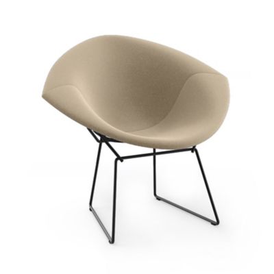 Bertoia Two-Tone Diamond Chair, Fully Upholstered