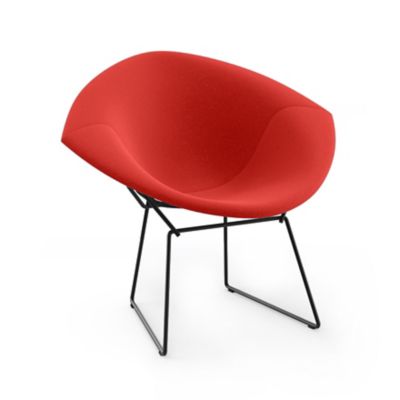 Bertoia Two-Tone Diamond Chair, Fully Upholstered