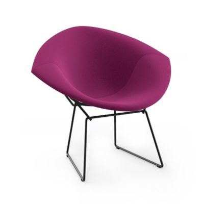 Bertoia Two-Tone Diamond Chair, Fully Upholstered