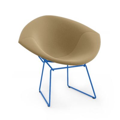 Bertoia Two-Tone Diamond Chair, Fully Upholstered