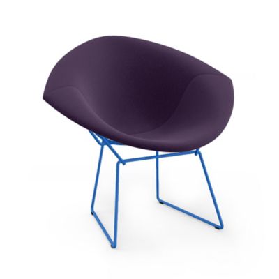 Bertoia Two-Tone Diamond Chair, Fully Upholstered
